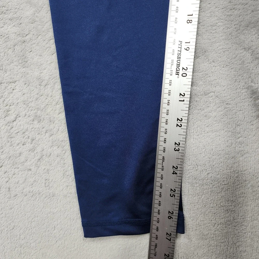 HEAD Leggings Mens M Blue Compression Stretch Base Layer Running Athletic Gym